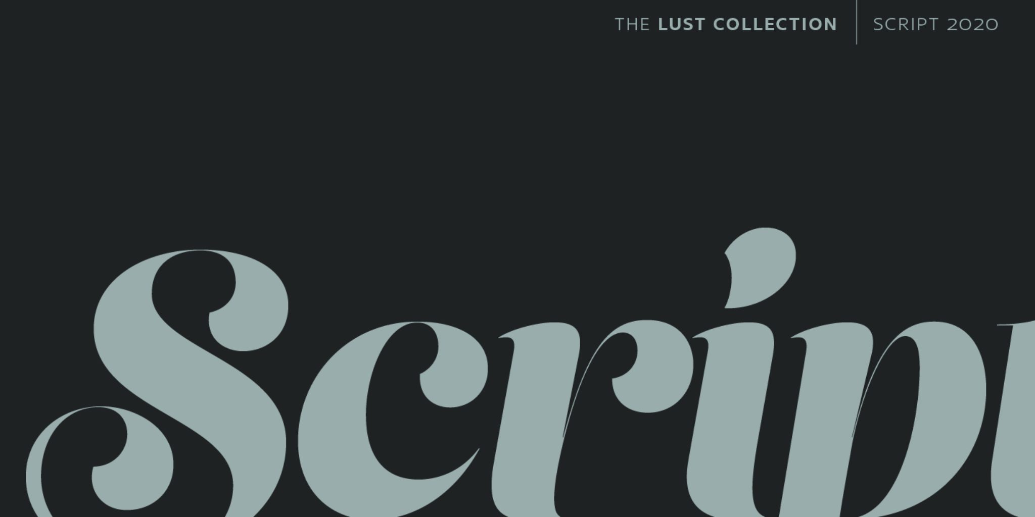 Buy Lust Script Regular ← Positype.
