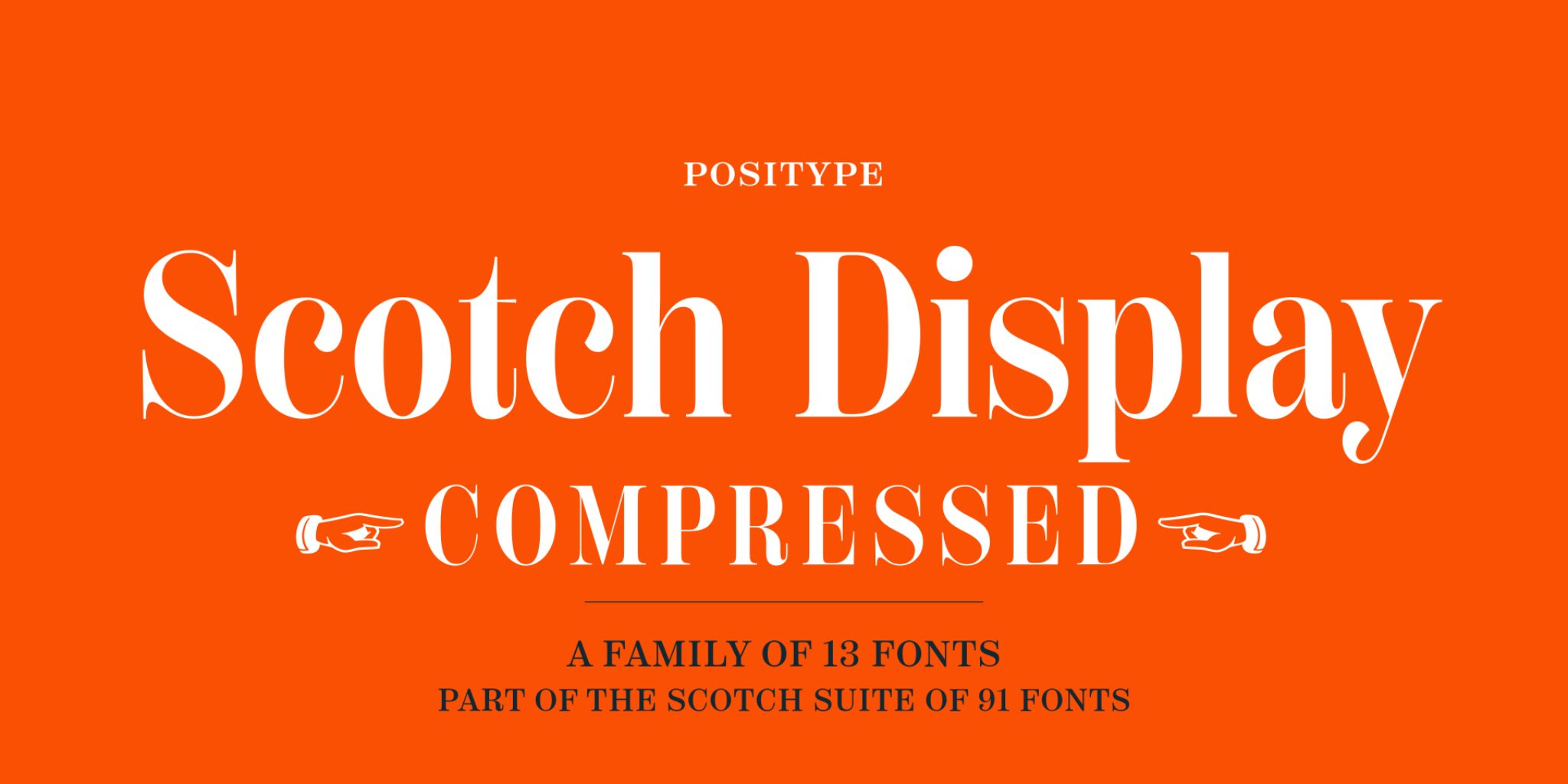 Scotch Display Compressed Positype